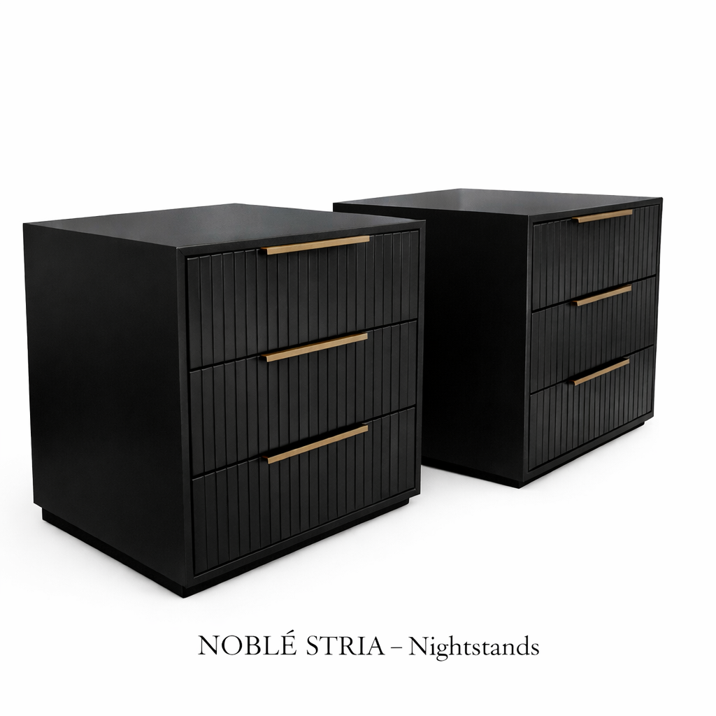 NOBLÉ STRIA — Nightstands (Set of 2)