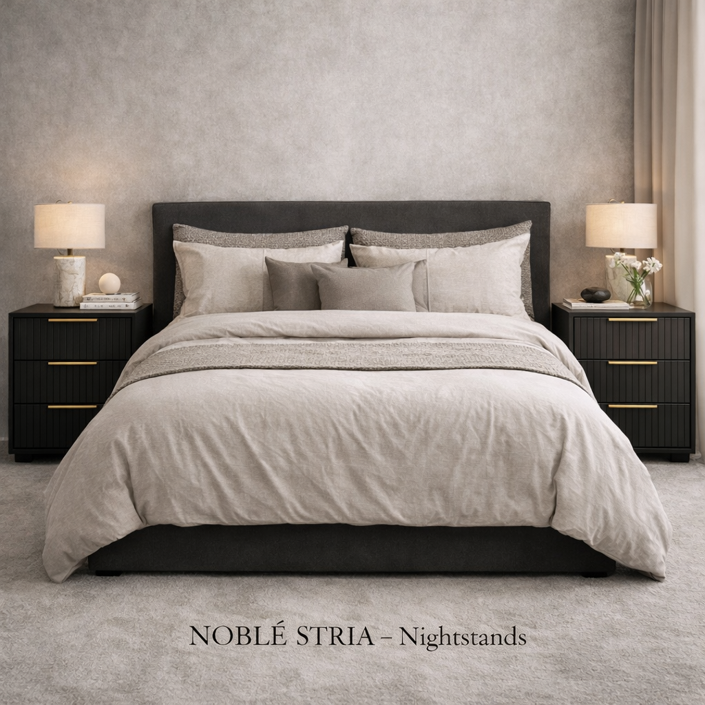 NOBLÉ STRIA — Nightstands (Set of 2)