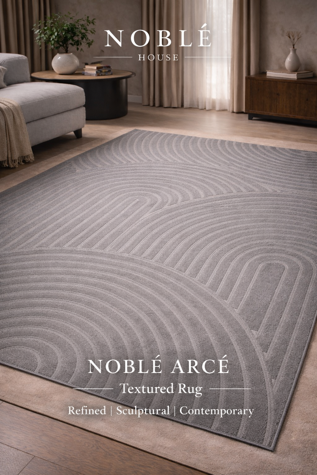NOBLÉ ARC — Sculpted Rug