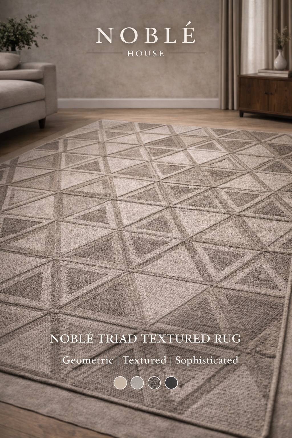 NOBLÉ TRIAD — Textured Rug